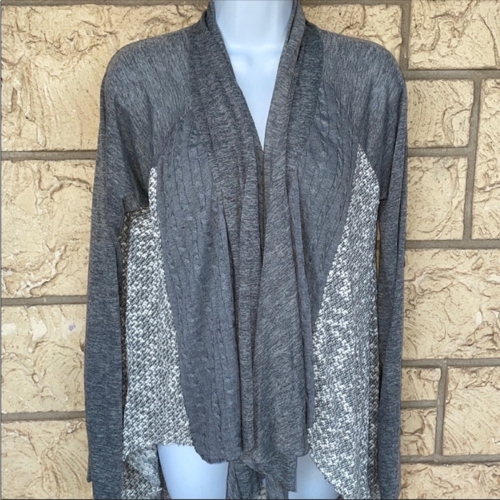 Tiny Cardigan gray & Gray Amazing Cover up Coat cover up Lace 
Size Small